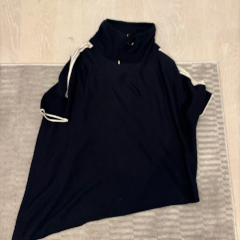 St. John Navy Knit Top